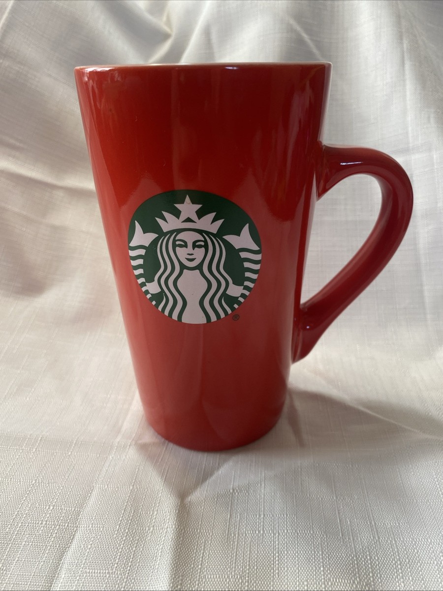 Starbucks 2024 Red, Tall, Ceramic Coffee Mug Cup, 16 oz. | eBay