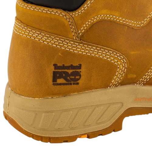 Timberland Mens Pro Helix Hd 6-Inch Composite Toe Wheat Work Boot - Picture 8 of 10