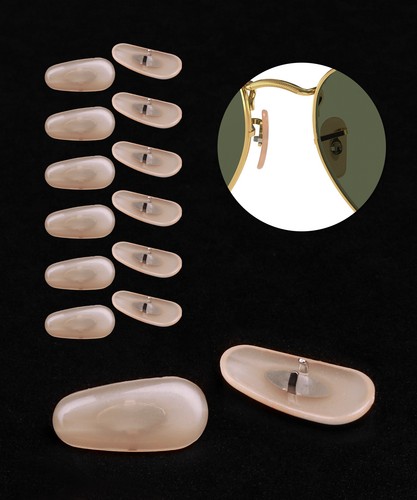 6 Pairs Nose Pads Replacement Nose Piece for Ray-Ban RB3509 RB8316 RB4278 RB3427 - Foto 9 di 9
