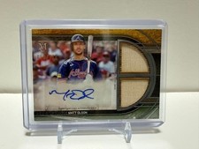 Topps Museum Matt Olson Dual Patch Auto 059/176 Braves MLB Baseball Card