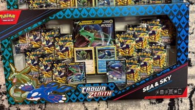 Pokemon Crown Zenith Sea and Sky Premium Collect Box Not Included