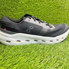 On Cloudrunner 3 Mens Size 13 Black White Athletic Road Running Shoes Sneakers