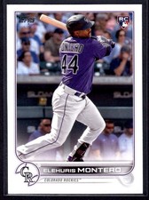 2022 Topps Update Elehuris Montero Rookie Colorado Rockies #US110
