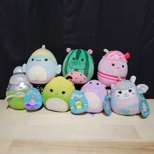 Squishmallows 5" Lot of 7 Hanna Kirsty Winona Smoothie Tinkerbell Hippo Plush