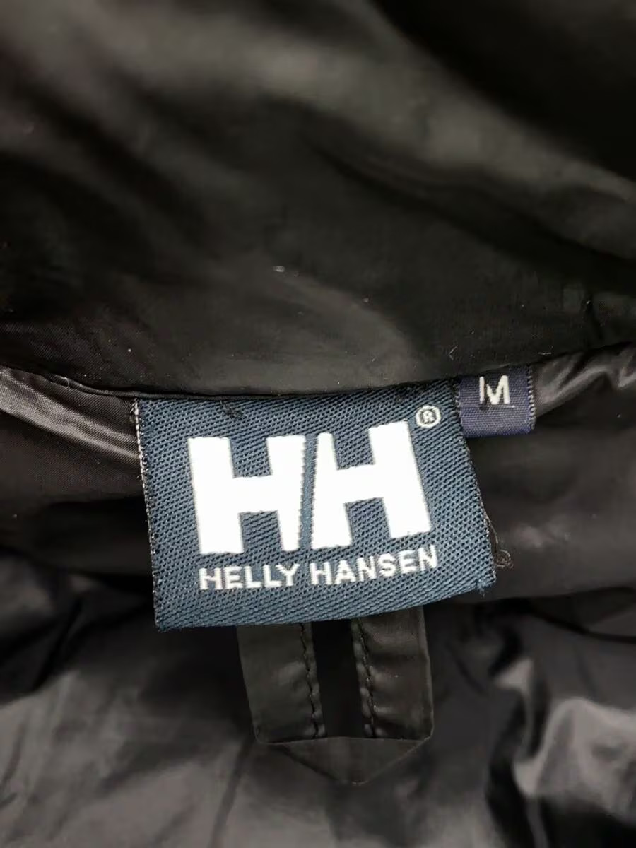 HELLY HANSEN Down Jacket M -- Black Solid Color H… - image 3