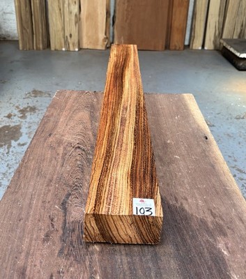Zebrano 2'' (50 mm) Schnittholz / Bretter - exotisches Holz / exotische Harthölzer / ofengetrocknet