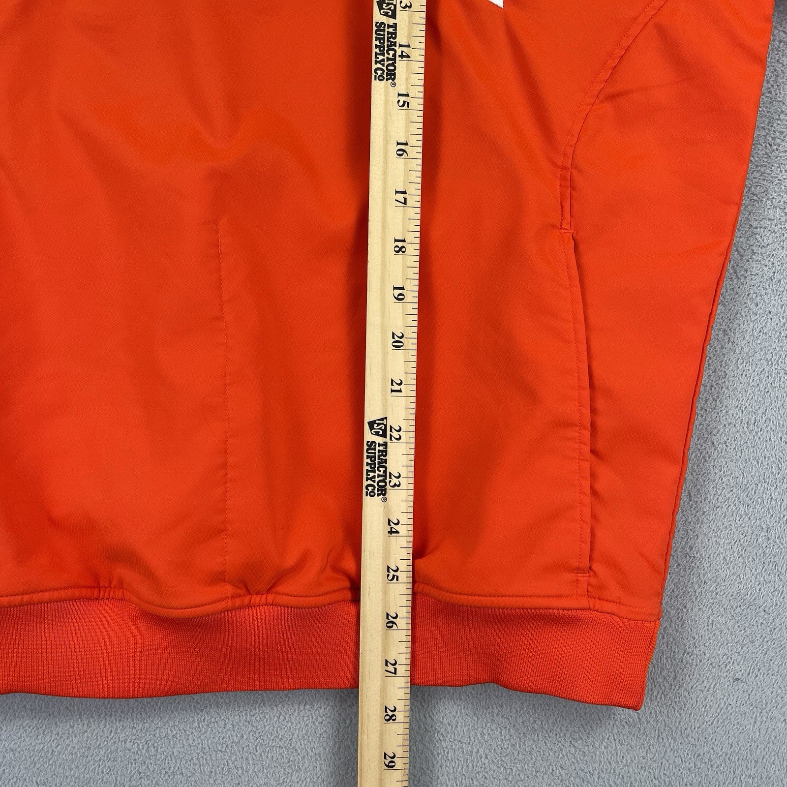 Auburn University Jacket Mens Medium Orange Pullover Windbreaker NCAA College thumbnail 7