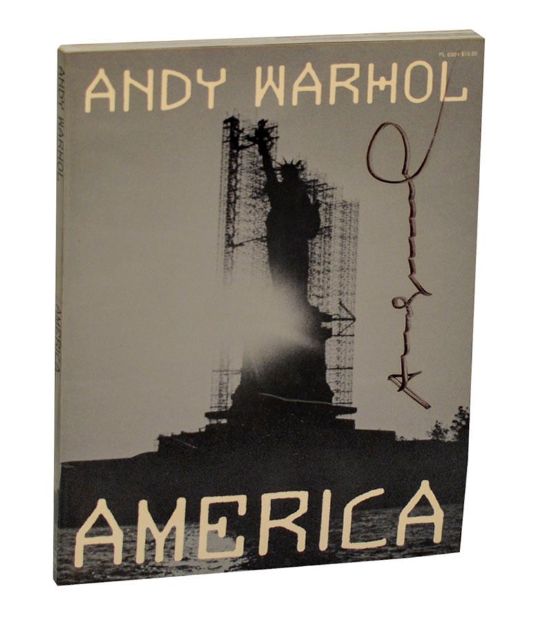 Andy WARHOL / AMERICA Signed First Edition 1985 #203471 | eBay