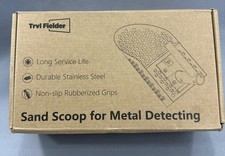 Sand Scoop Stainless Steel Heavy Duty Metal Detecting Tool Beach Sifting Shovel