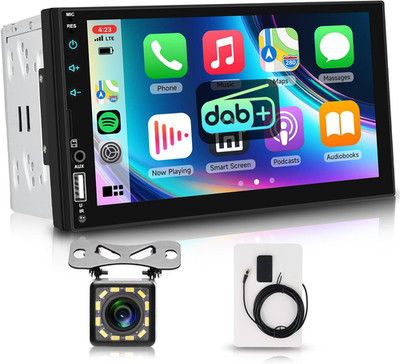2-DIN DAB+ Autoradio Mit Kabellos Carplay Und Android Auto, Bluetooth-Autoradio 