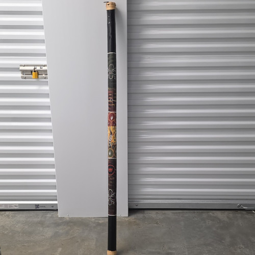 (Rain Stick) Meinl DD Didgeridoo Key D 57in Hand Painted Wood