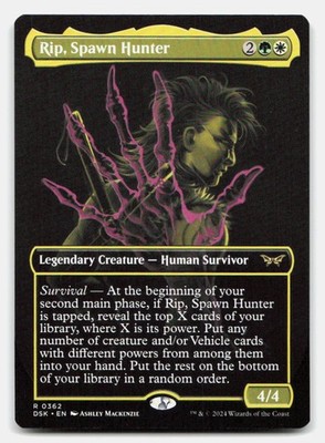 Rip, Spawn Hunter (Showcase) 362 Duskmourn: HOH MTG NM