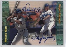 1999 Topps Stadium Club Co-Signers Moises Alou Roger Clemens #CS25 Auto 7xr