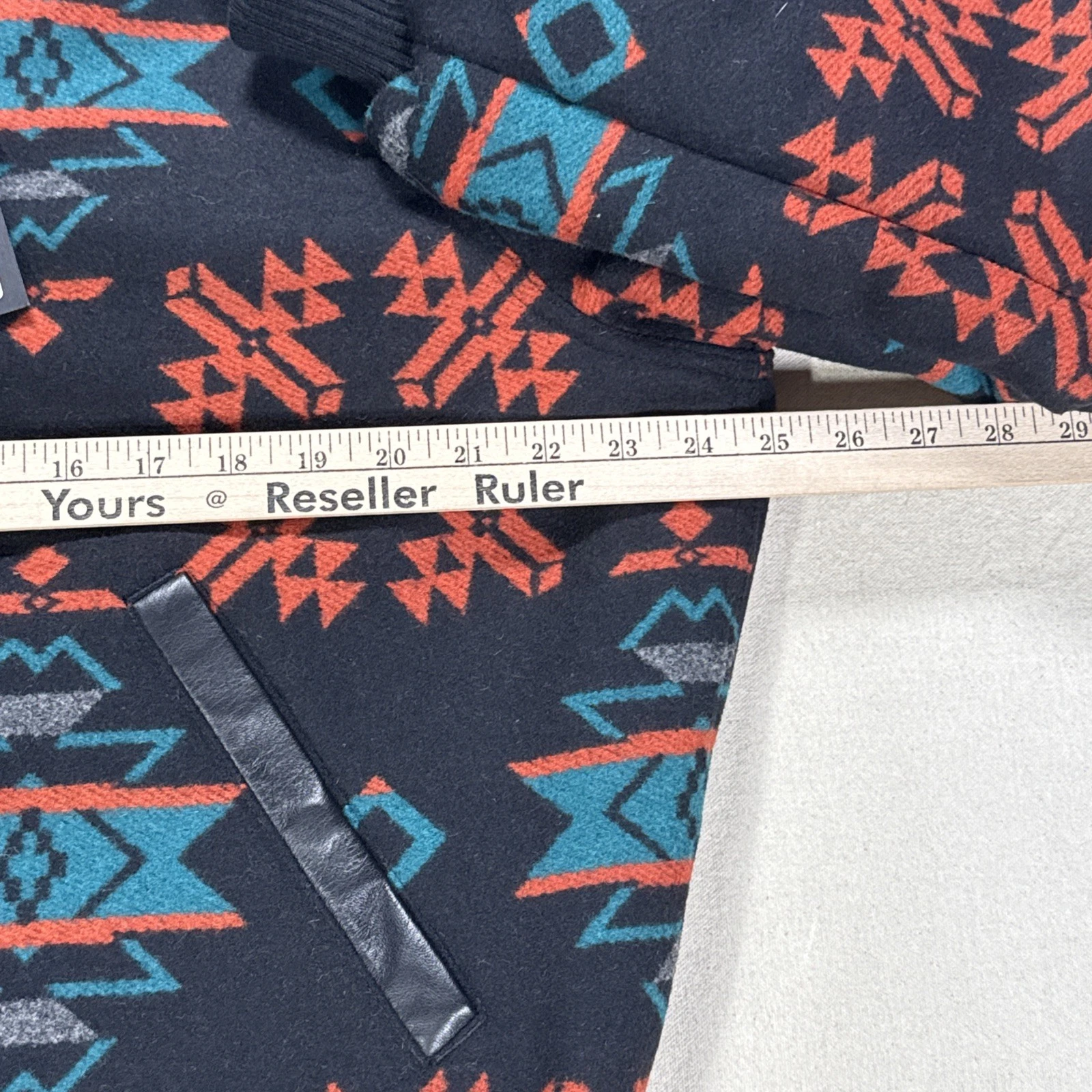 Marcelo Burlon x PENDLETON Wool Aztec Bomber NWT Sz XL Made In Italy - product detail image 7