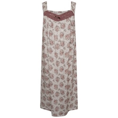 i-Smalls Ladies Sleeveless Easy Fit Floral Cotton Nightdress