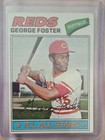 Photo of 1977 Topps #347 George Foster Cincinnati Reds Baseball Card