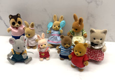 SYLVANIAN FAMILIES Vintage Figures * Kangaroos and Rabbits Mice Badger* Job lot