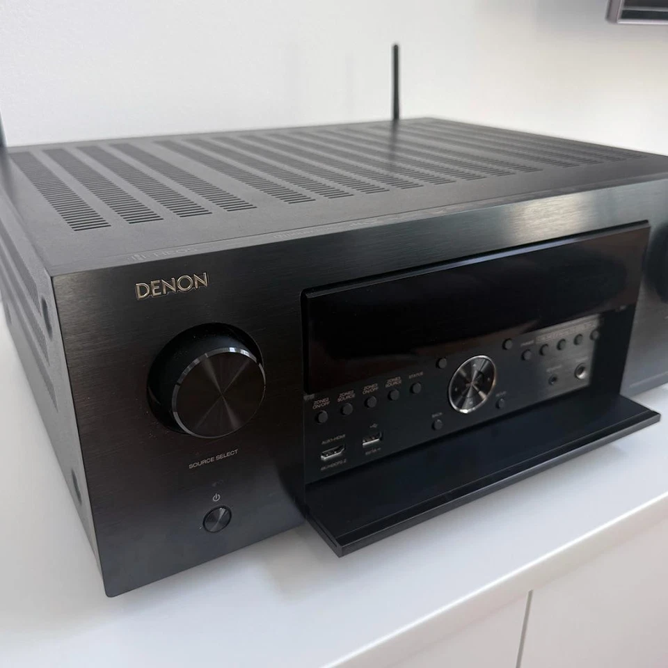 Denon AVR-X4500H 9.2-Channel A/V Receiver High-end Black 10Hz~100kHz FM/AM - Image 2 of 4