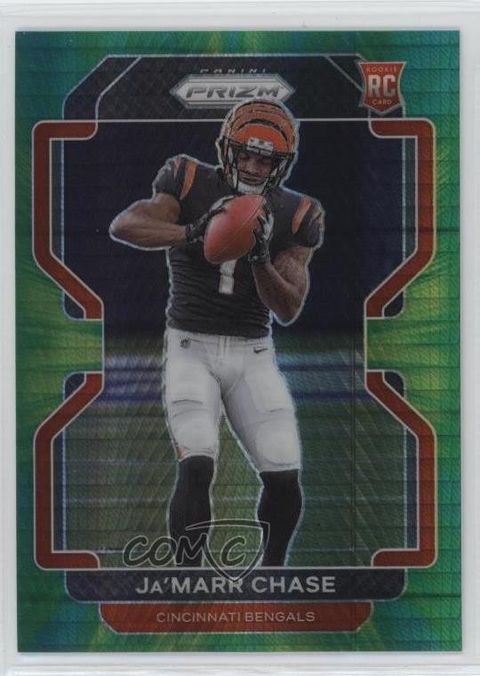 2021 Panini Prizm Rookie Hyper Prizm 130/175 Ja'Marr Chase #337 Rookie RC 07i7