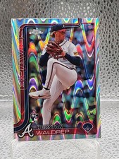 2925 Topps Chrome Hurston Waldrep RC # 90 Raywave