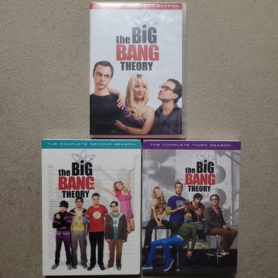 The Big Bang Theory Complete First Second Third Seasons 1 2 3 DVD Series