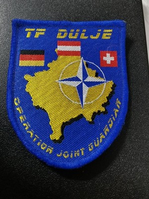 Alter Aufnäher Klett Patch Bundeswehr - Task Force - Dulje