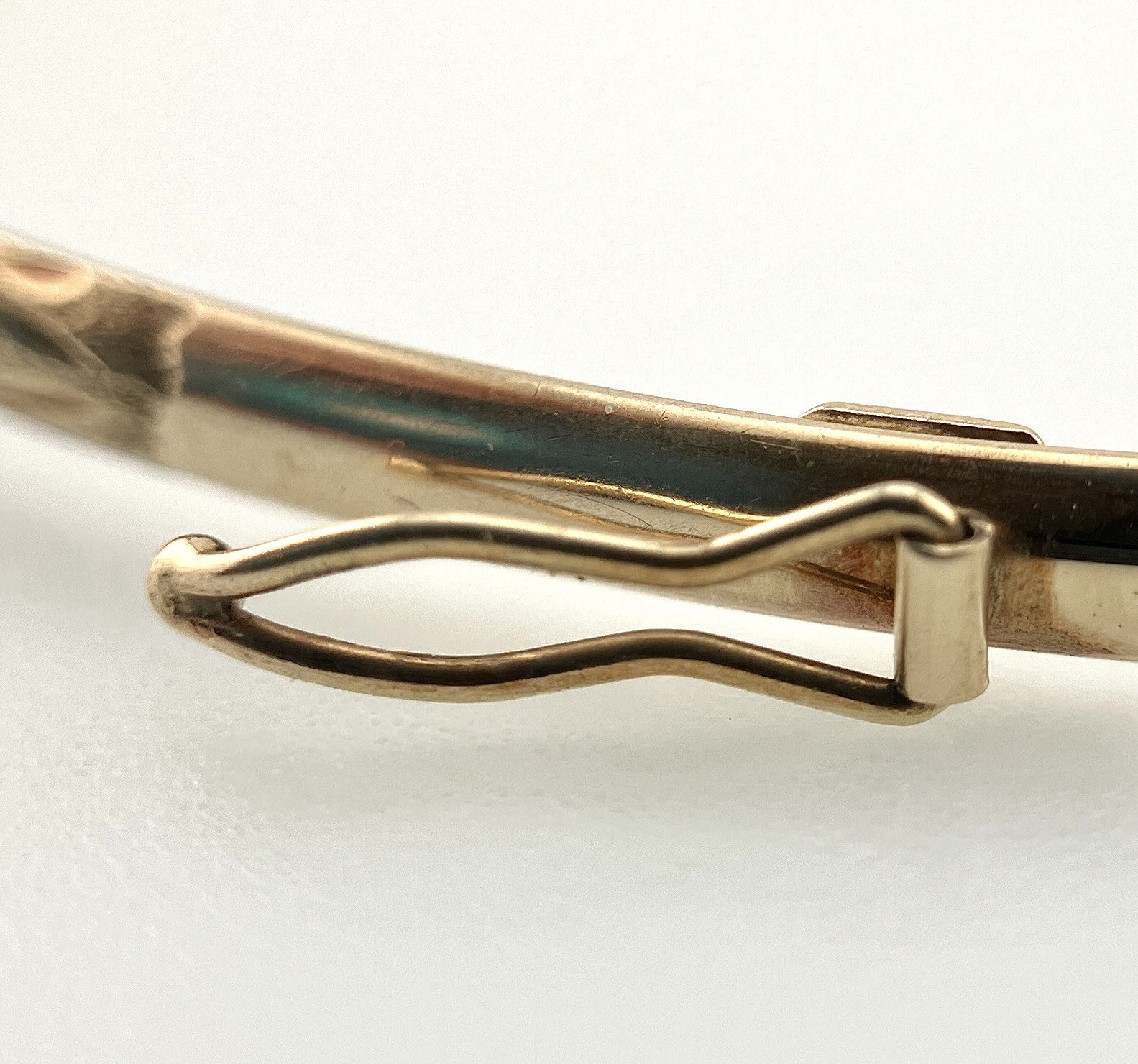 Vintage Bangle Bracelets Solid 10K Yellow Gold Pa… - image 3