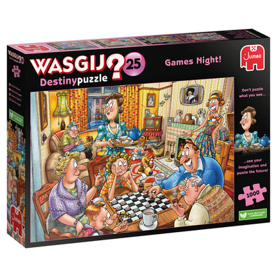 (B-WARE) Wasgij Destiny 25 Games Night! 1000 Teile (B-WARE)