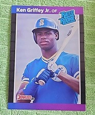 1989 Donruss Ken Griffey Jr Rated Rookie RC