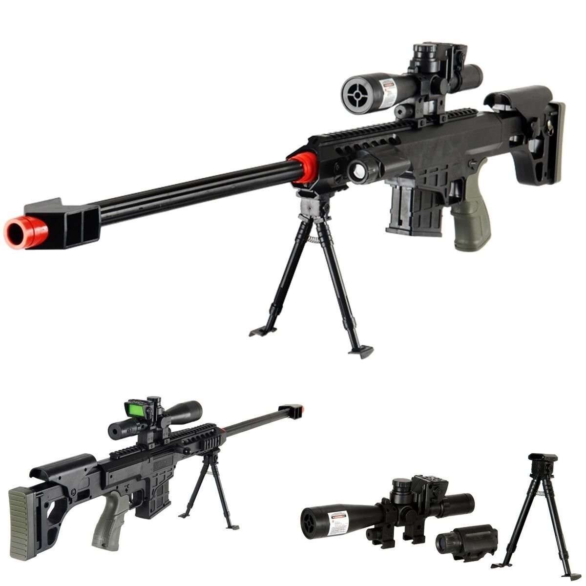 トイガン TACTICAL SNIPER RIFLE 315FPS 6mm Airsoft Sniper Rifle Gun Tactical Setup 38