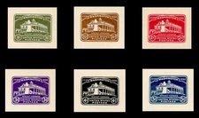 SCOTT #U523-28 SET OF 6 VERY FINE MINT CUT SQUARES