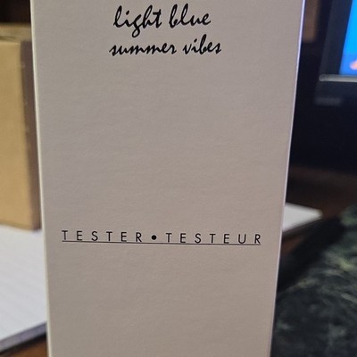 Dolce & Gabbana Light Blue Summer Vibes EDT Spray Tester 3.3 fl oz Box