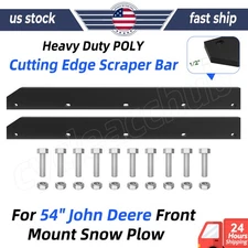1/2" Heavy Duty POLY CUTTING EDGE for 54" John Deere Snow Plow Snowplow Blade US