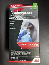 NEW 3M BONDO Fiberglass Repair Kit 420 Auto Body, Household, Boat Repair STAGE 2