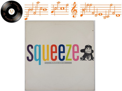 Squeeze Babylon And On Vinyl LP + Inner Sleeve American Pressing - EX