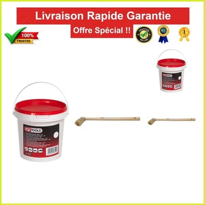 Ks Tools Seau de Graisse à Pneu 1kg + Pinceau BGS 4803 - Photo 1/3