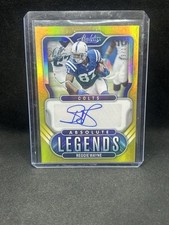 2022 Absolute Reggie Wayne Absolute Legends Auto Gold /10