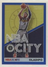 2019-20 Panini NBA Hoops Premium Stock NBA City Blue Victor Oladipo #24 uk2