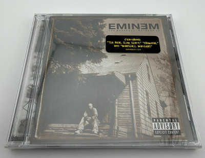 Eminem The Marshall Mathers LP Sealed Original Hype Sticker Promo Hole CD