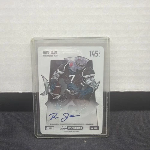 Bo Jackson Battle Arena Jaw-Jaw - Ron Jaworski Steel Inspired Ink Auto