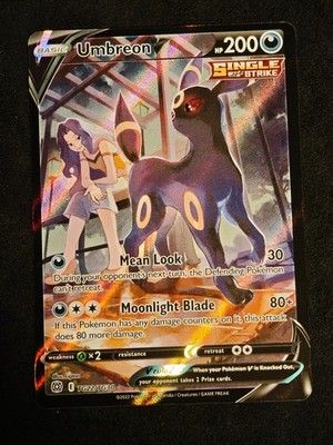 Pokemon Brilliant Stars - TG22/TG30 Umbreon V - Trainer Gallery Rare - NM/M