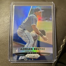 2015 Panini Prizm Blue Prizm 57/75 Adrian Beltre #18 HOF