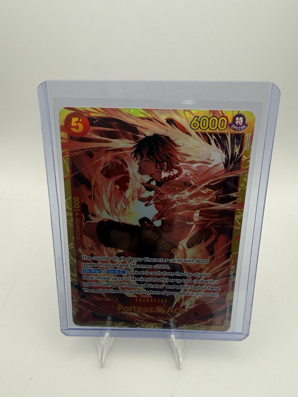 Portgas.D.Ace (118) OP16-118 The Time of Battle Foil