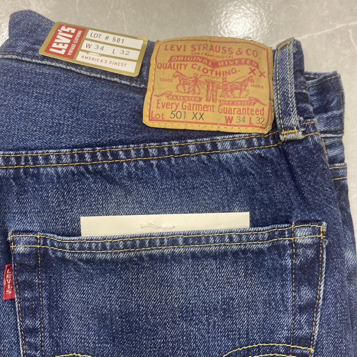 Levi's Vintage 1955 501XX Size 36/32 K | eBay
