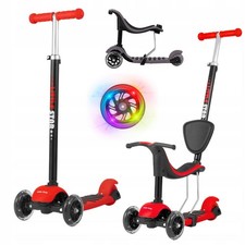 Little Star 3 Ruote Scooter Ruota Veicolo per Bambini Rosso Led