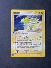 Jolteon EX Sandstorm 6/100 Holo Rare Pokemon TCG - CLEAN VLP + HALF SWIRL