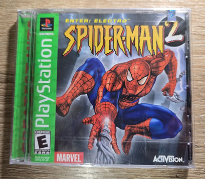 Spider-Man 2 -- Enter: Electro (Sony PlayStation 1 PS1, 2001