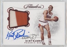 2018-19 Panini Flawless Ruby 14/15 Kurt Rambis #PA-KRB Patch Auto 3d3