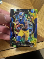 2025 Panini Select - Concourse Terrance Ferguson #20 Black & Gold Shock Prizm