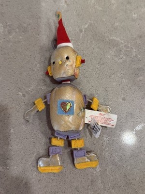Vintage Bleap the Robot Christmas Holiday Plush Toy 7  Russ